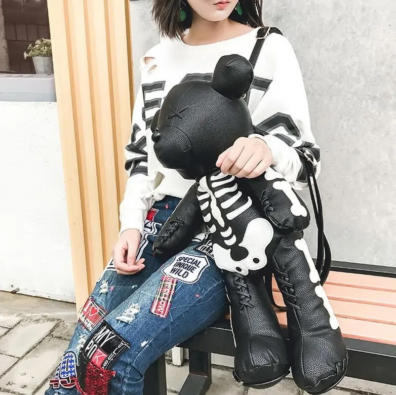 Skeleton Bear Backpack