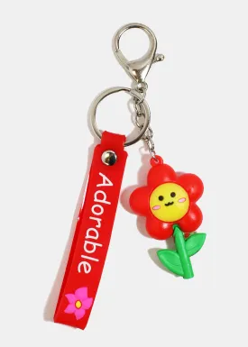 Spring Flower Keychain