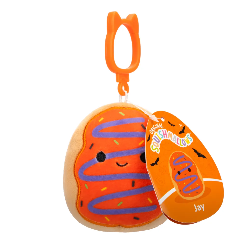 Squishmallows Halloween Jay the Frosted Pop-Tart Keychain
