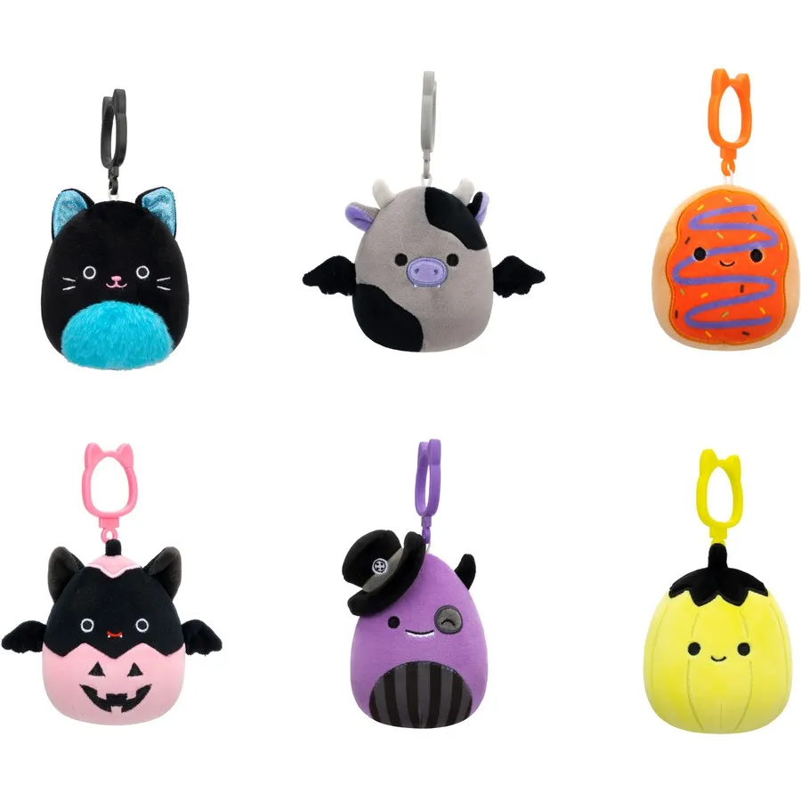 Squishmallows Halloween Jay the Frosted Pop-Tart Keychain