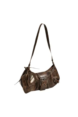 Stace Shoulder Bag (Brown)