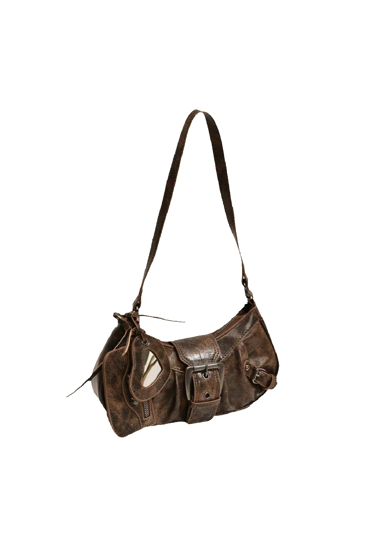 Stace Shoulder Bag (Brown)