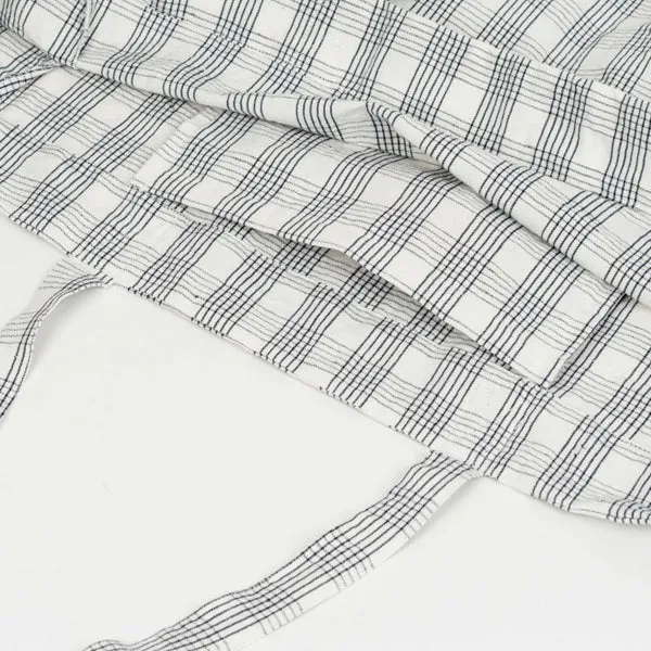 Studio Feder Tote Bag - Creme Grid