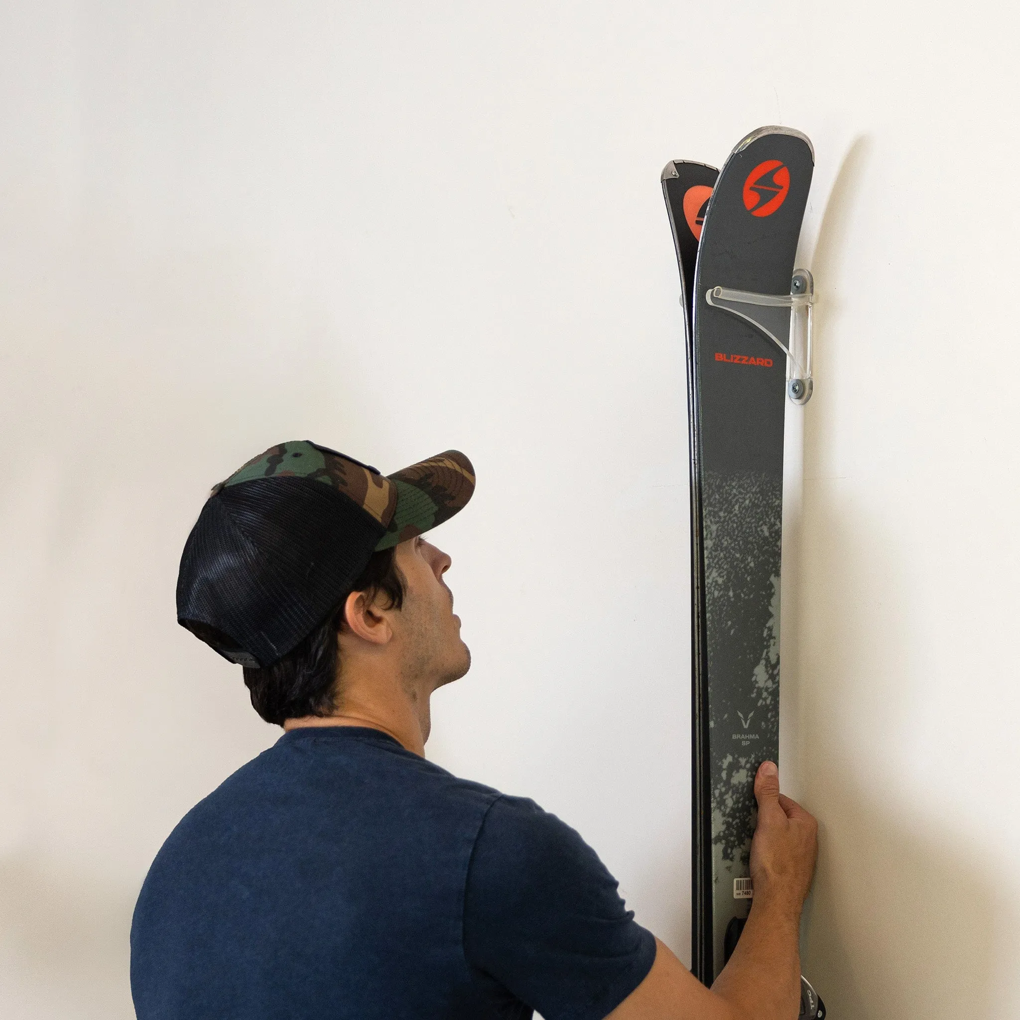 Summit Clear Acrylic Ski Wall Rack | 2 Pack