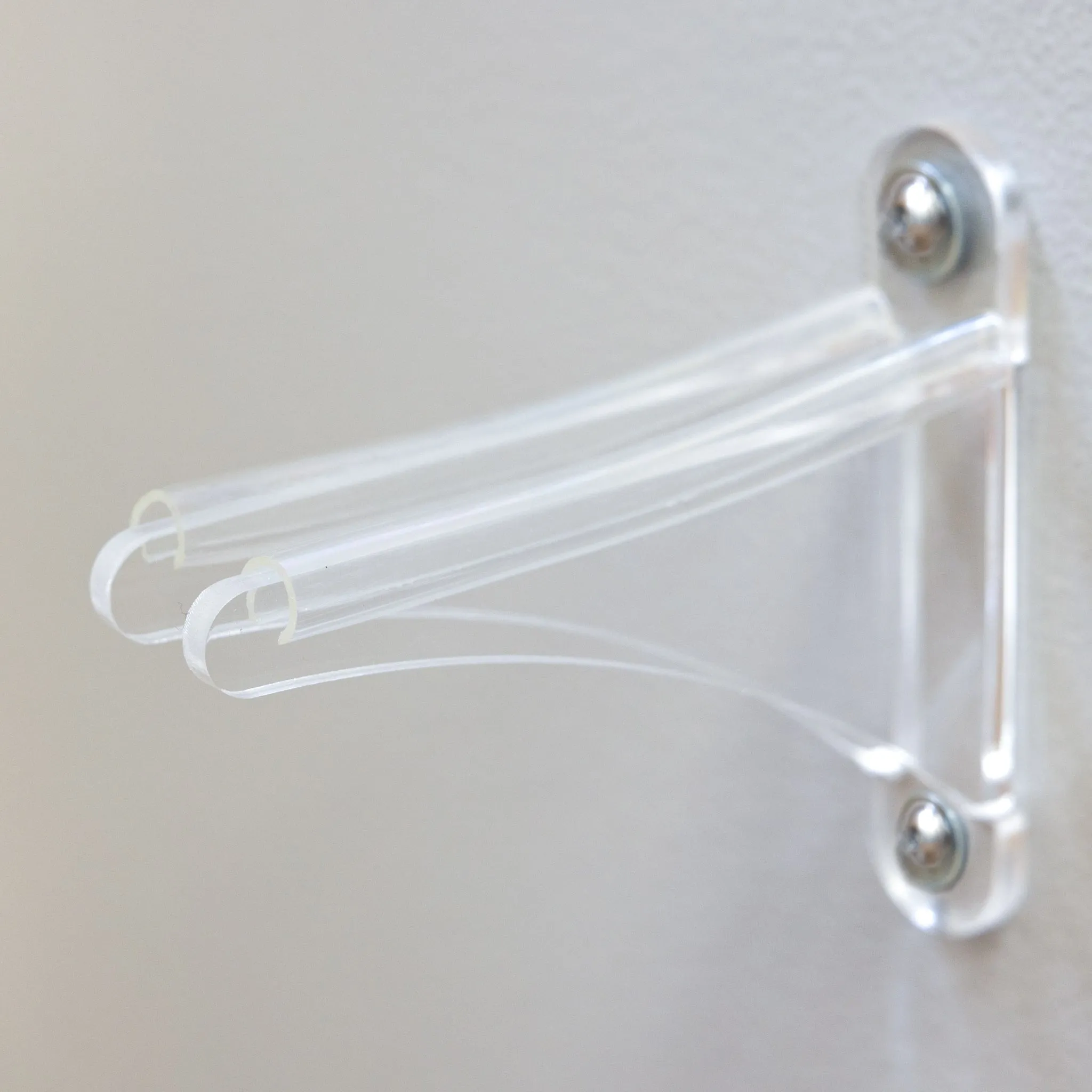 Summit Clear Acrylic Ski Wall Rack | 2 Pack