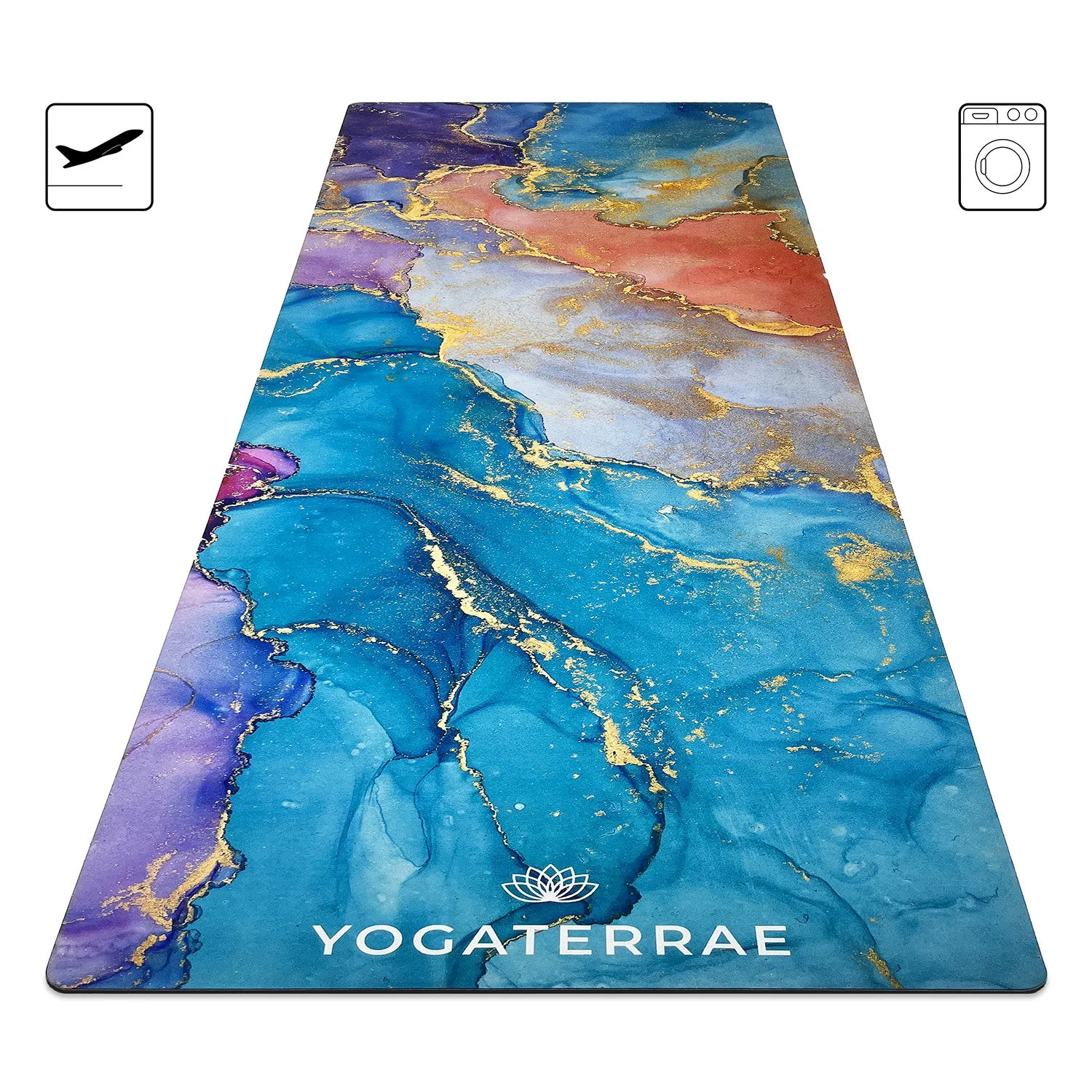 TAPIS DE YOGA SUD ET CAOUTCHOUC NATUREL ANANDA " VOYAGE "