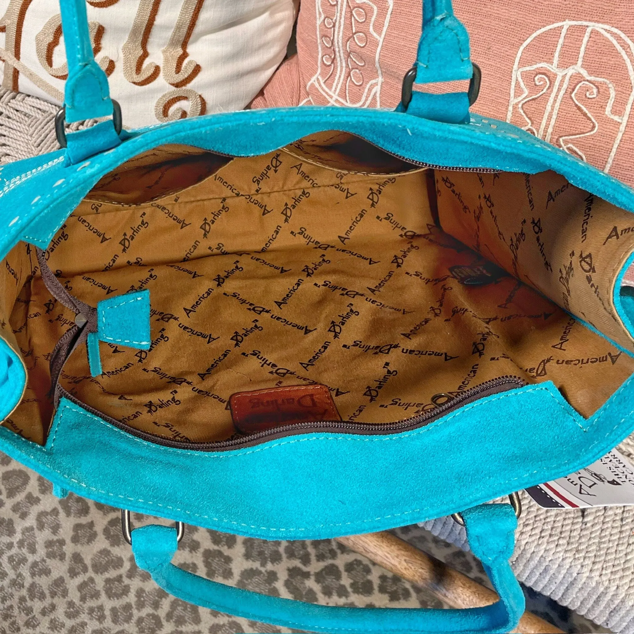 The Marilyn Suede Leather Tote Bag