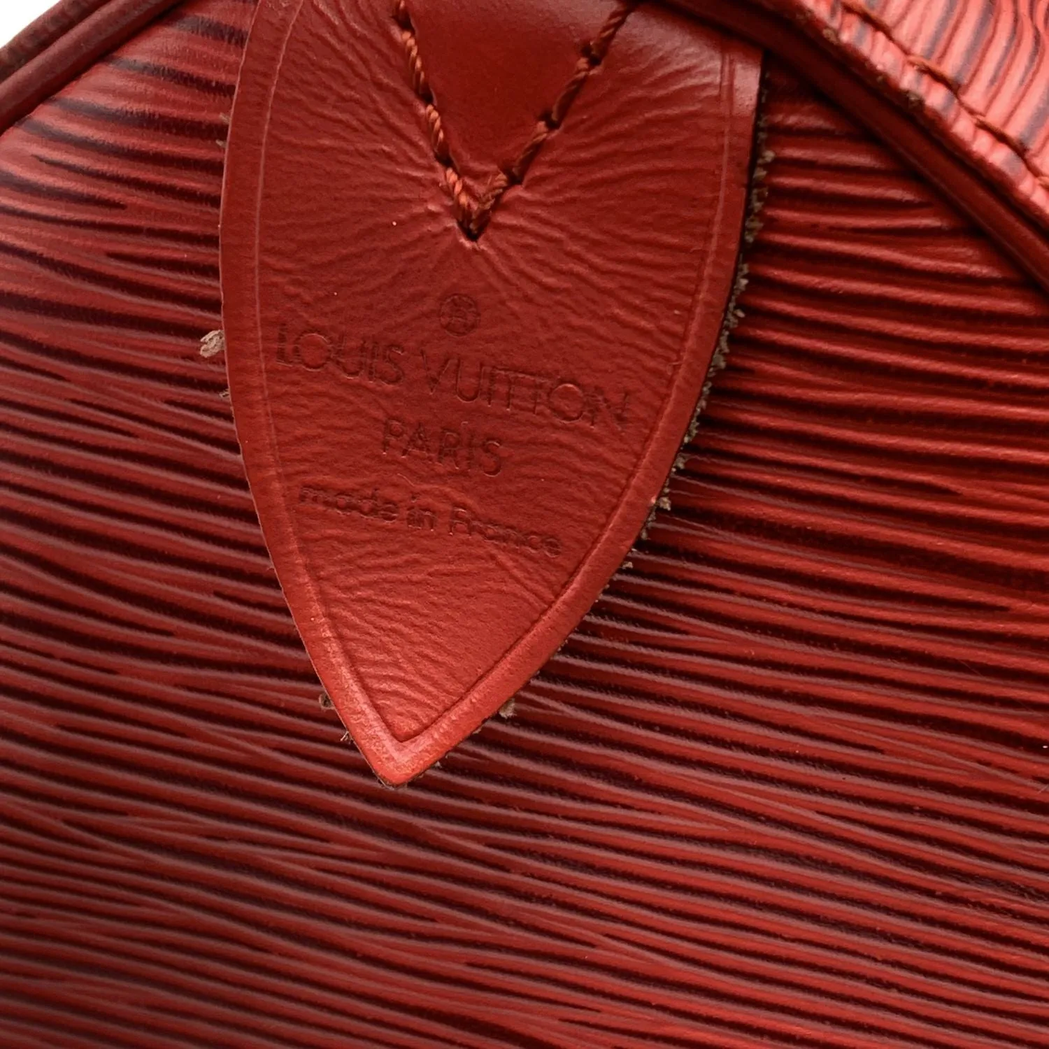 Trendy Inspired Louis Vuitton Vintage Red Epi Leather Speedy 35 Boston Bag Handbag