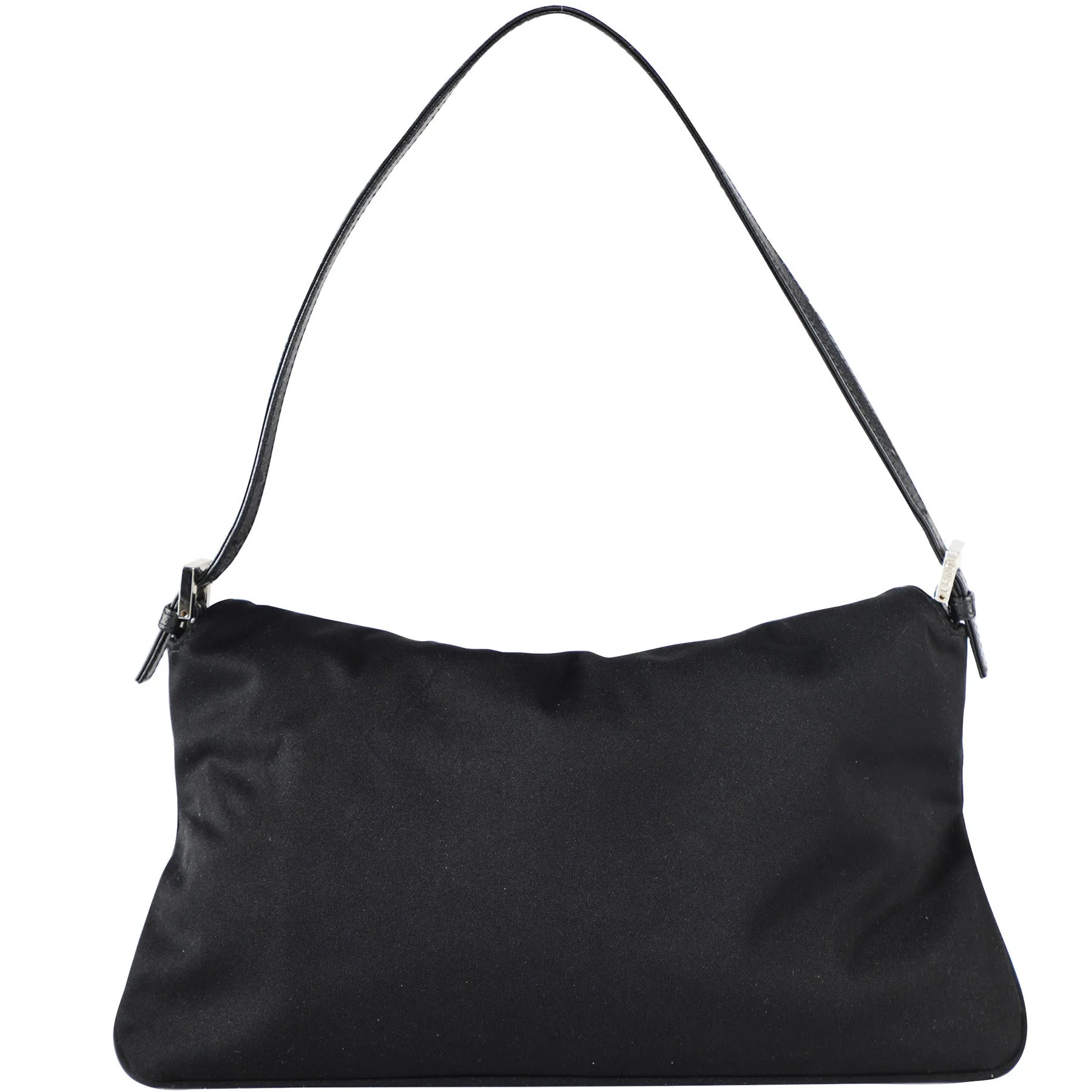 Vintage 2000s Fendi Microfiber Neoprene Fabric Shoulder Bag