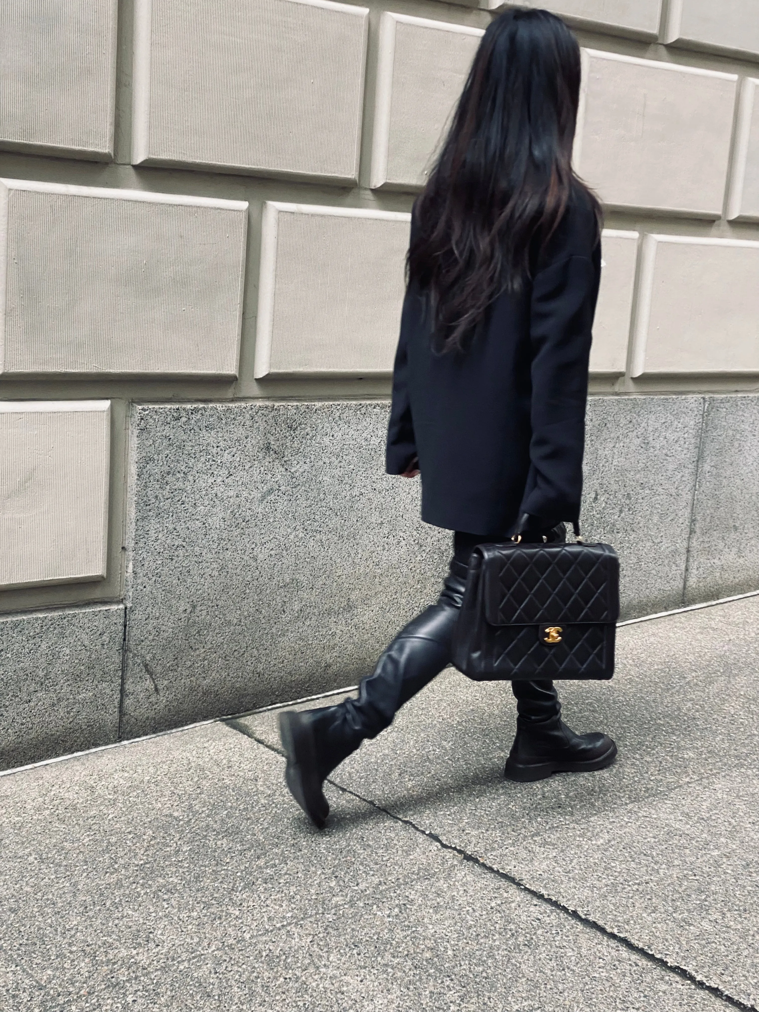Vintage Chanel Top Handle Small Briefcase