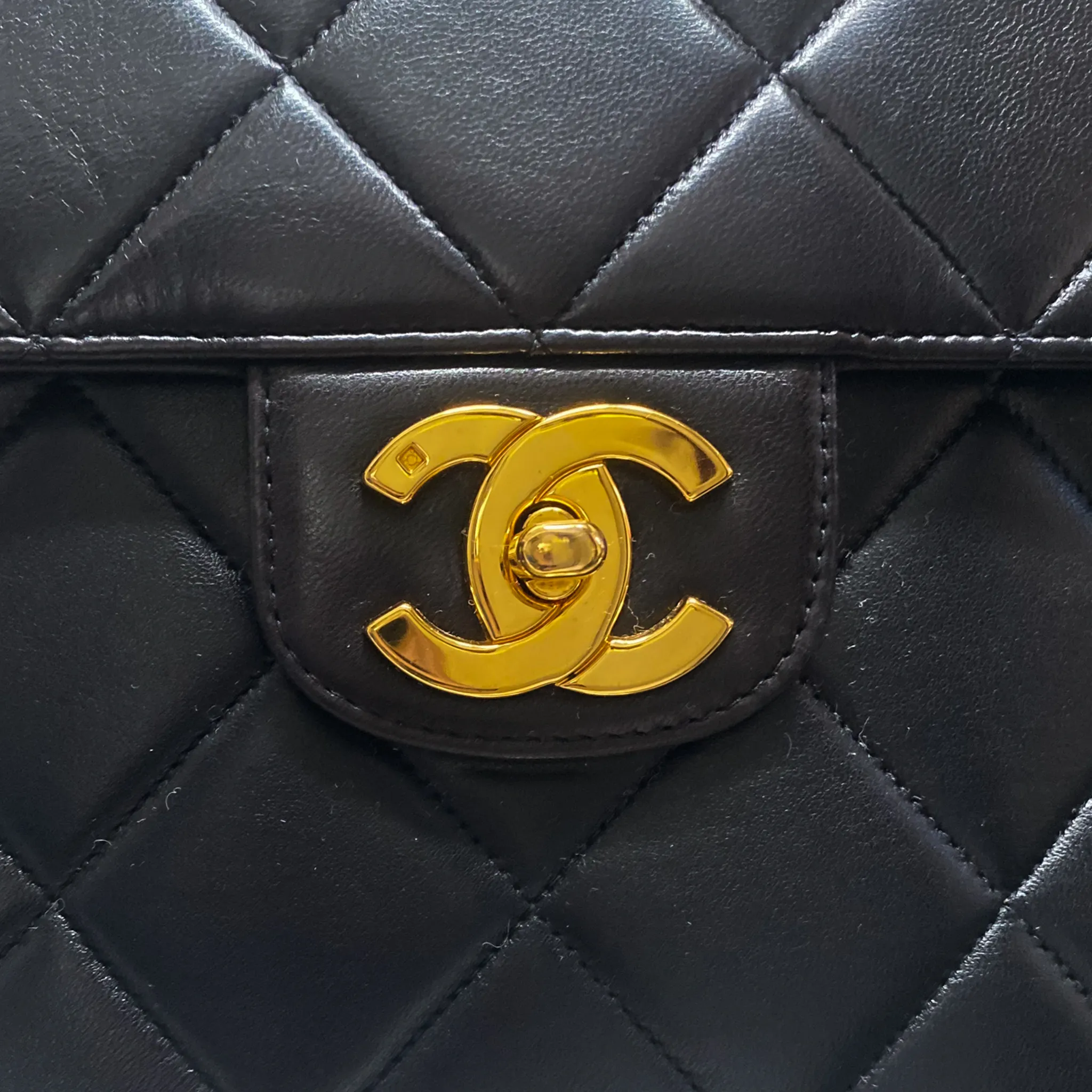Vintage Chanel Top Handle Small Briefcase