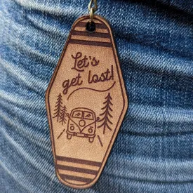 Vintage Motel Key keychain | Let's get lost