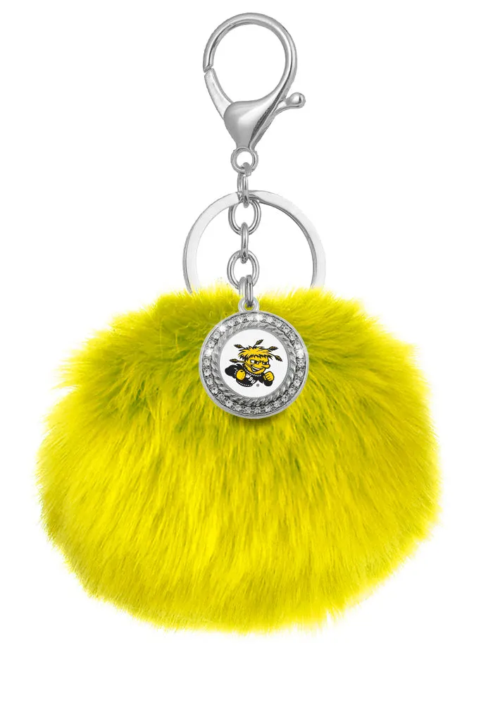 Wichita State Shockers Pom Pom Keychains