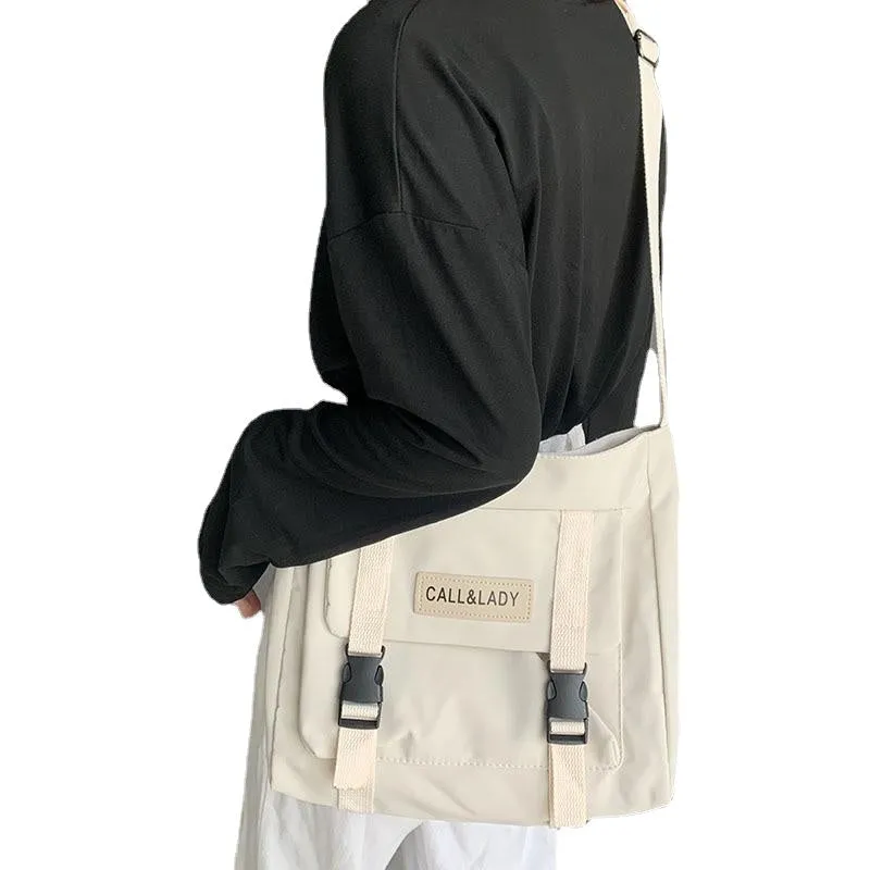 Women Messenger Bag Korean Large Shoulder Crossbody Bags for Women  Student Nylon Cloth Book Bag Handbags Satchels