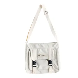 Women Messenger Bag Korean Large Shoulder Crossbody Bags for Women  Student Nylon Cloth Book Bag Handbags Satchels